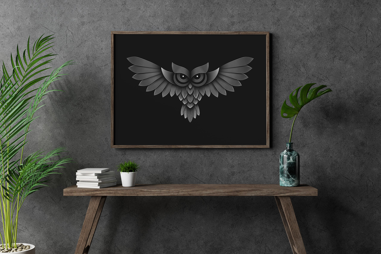 Owl Mockup